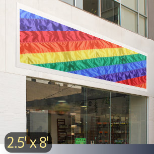 Lona Bandera arcoiris LGBT orgullo gay rainbow stris LG