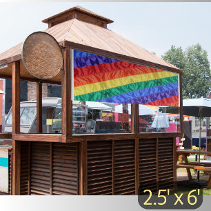 Lona Bandera arcoiris LGBT orgullo gay rainbow stris LG