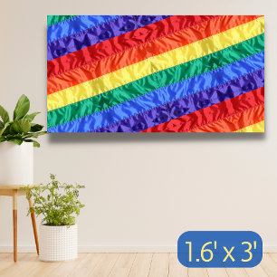 Lona Bandera arcoiris LGBT rainbow strillos orgullo gay