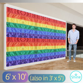 Lona Bandera arcoiris LGBT Rayos arcoiris Orgullo gay L