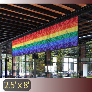 Lona Bandera arcoiris LGBTQ rainbow strillos orgullo ga