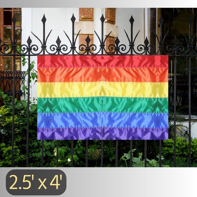 Lona Bandera arcoiris LGBTQ rainbow Stripes Gay Prige F (Subido por el creador)