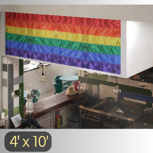 Lona Bandera arcoiris LGBTQ rayas arco iris Orgullo gay