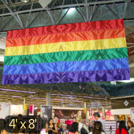 Lona Bandera arcoiris LGBTQ rayas arco iris Orgullo gay