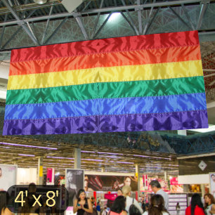 Lona Bandera arcoiris LGBTQ rayas arco iris Orgullo gay