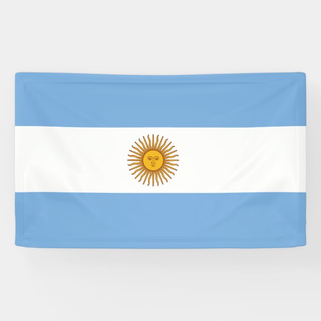 Lona Bandera argentina (Horizontal)