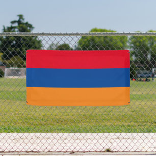 Lona bandera armenia de Armenia personalizada