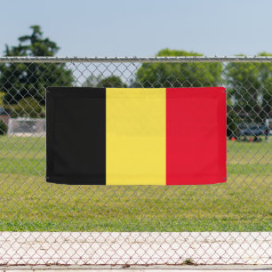 Lona bandera belga de Bélgica personalizada
