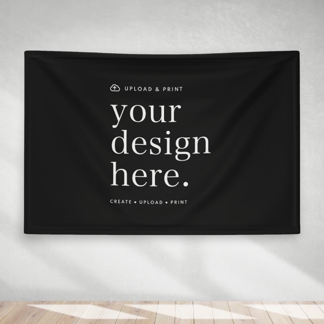 Lona Bandera Carga tu diseño 1,2 m x 1,8 m (Versatile vinyl banner for business, events, weddings, special occasions & more!)