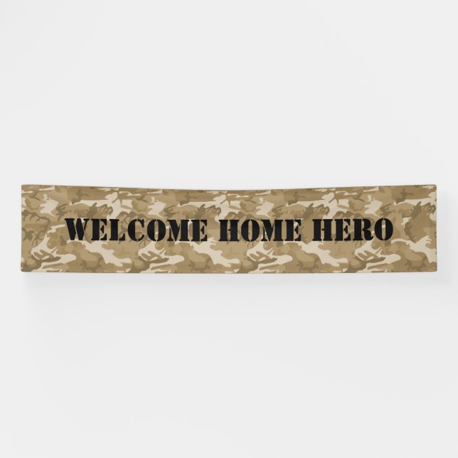 Lona Bandera casera agradable del camuflaje (Horizontal)