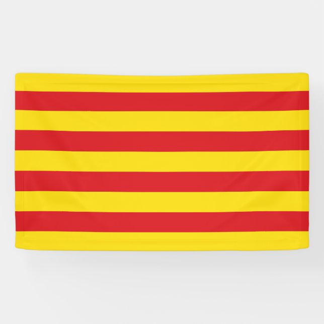 Lona Bandera catalana (Cataluña) (Horizontal)
