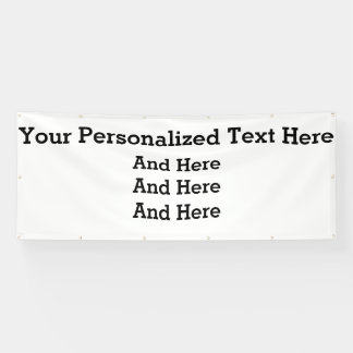 Lona Bandera comercial personalizada de 4'x10'