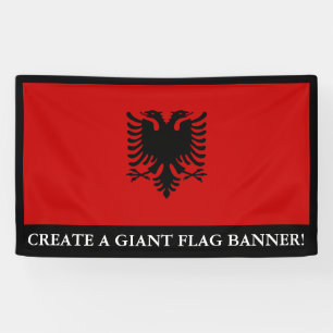 Lona Bandera de Albania
