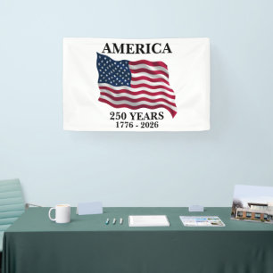 Lona Bandera de América 250 Años