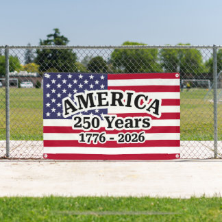 Lona Bandera de América 250 Años