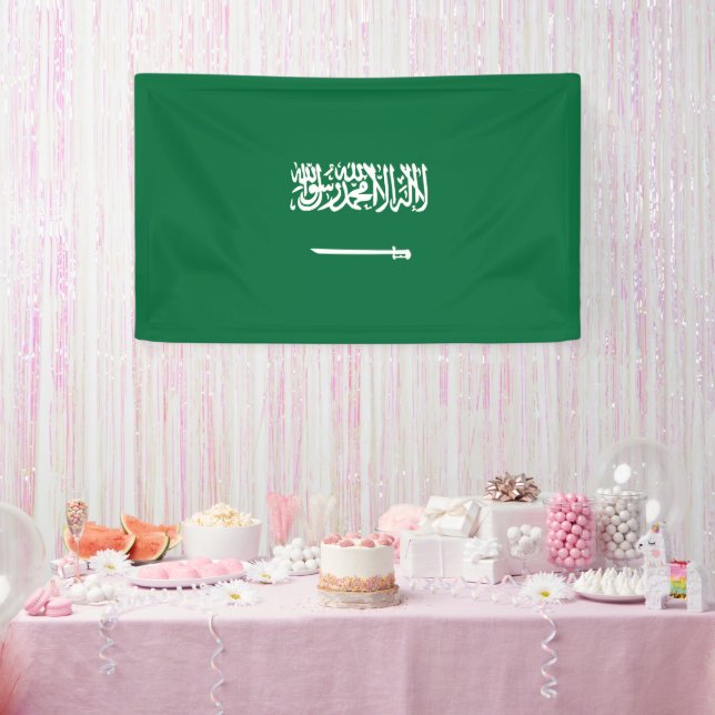 Lona Bandera de Arabia Saudita (Fiesta)