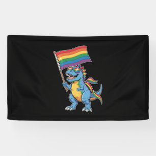 Lona Bandera de arcoíris de la orgullosa comunidad gay