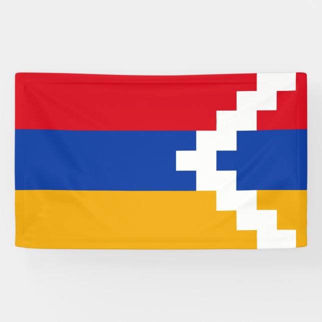 Lona Bandera de Artsakh (Horizontal)