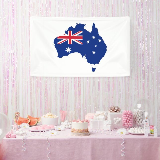 Lona Bandera de Australia (Fiesta)