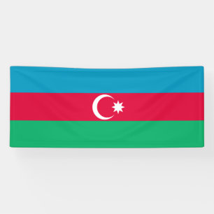 Lona Bandera de Azerbaiyán Patriótica