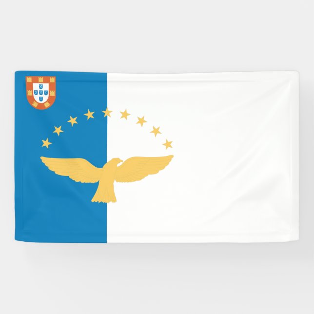 Lona Bandera de Azores (Horizontal)