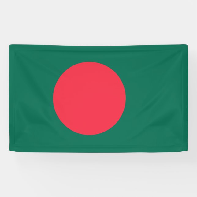 Lona Bandera de Bangladesh (Bangladesh) (Horizontal)