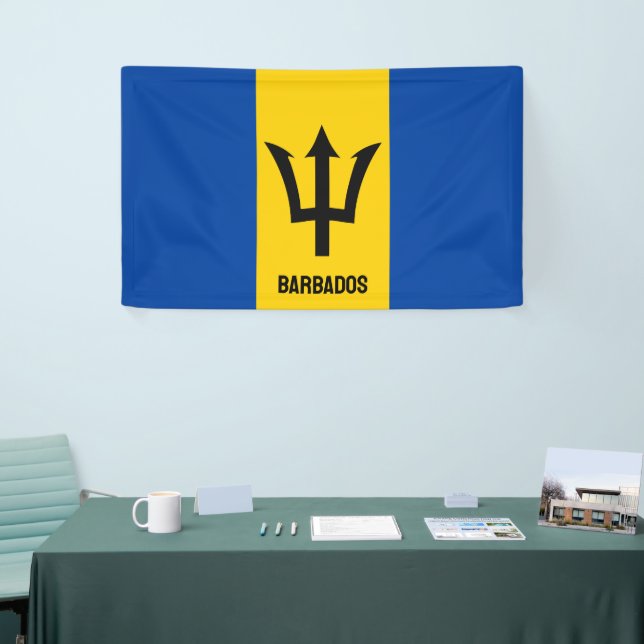 Lona Bandera de Barbados (Feria)