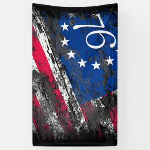 Lona Bandera de Betsy Ross 1776 Patriótica 4 de julio