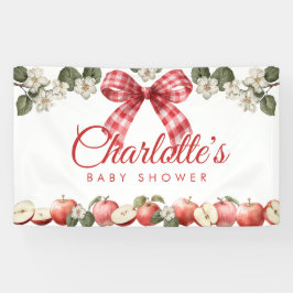 Lona Bandera de bienvenida para baby shower con tema de