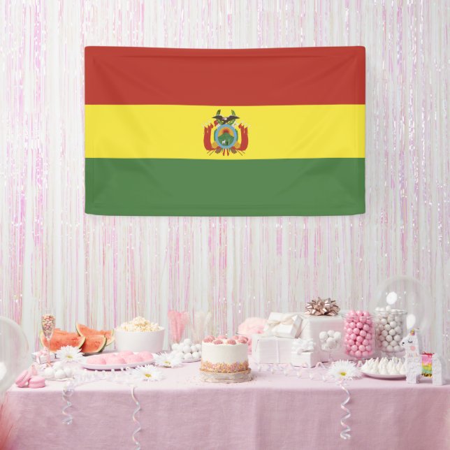 Lona Bandera de Bolivia (Fiesta)