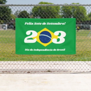 Lona Bandera de Brasil, Día de la Independencia de Sete