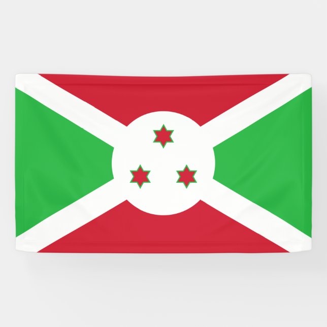 Lona Bandera de Burundi (Horizontal)