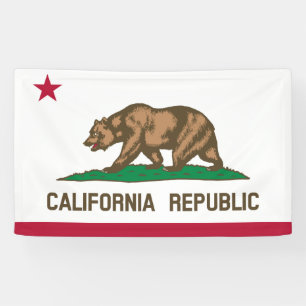 Lona Bandera de California