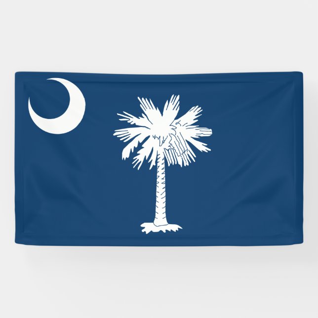Lona Bandera de Carolina del Sur (Horizontal)