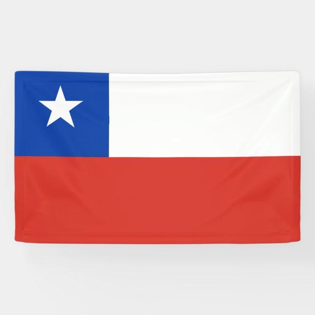 Lona Bandera de Chile (Horizontal)