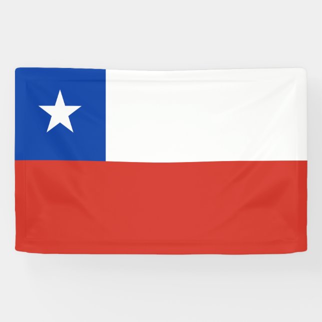 Lona Bandera de Chile (Horizontal)