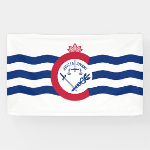 Lona Bandera de Cincinnati (Ohio)