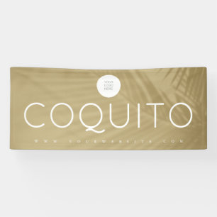 Lona Bandera de Coquito de Oro