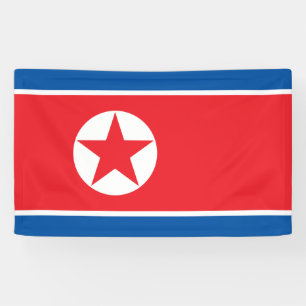 Lona Bandera de Corea del Norte