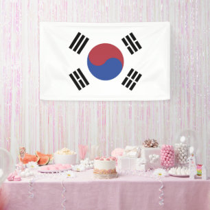 Lona Bandera de Corea del Sur