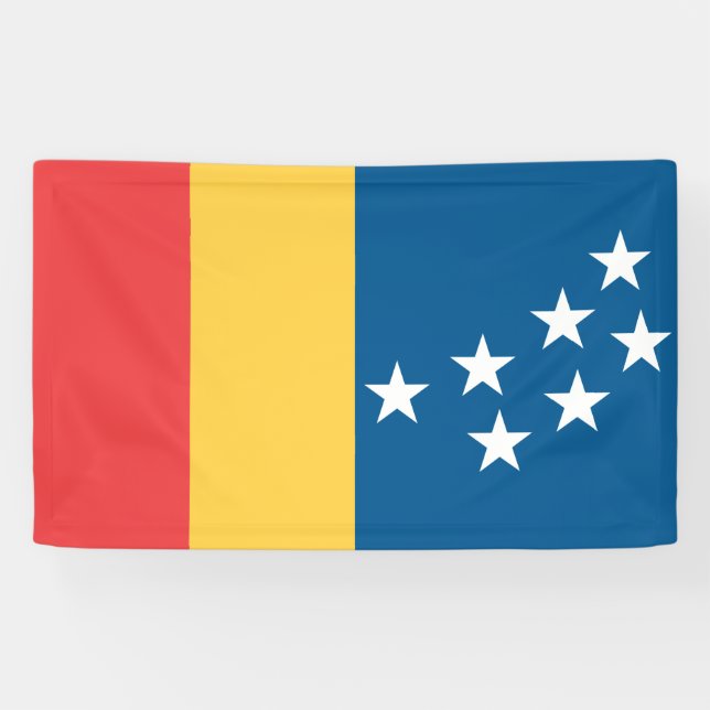 Lona Bandera de Durham (Carolina del Norte, Estados Uni (Horizontal)