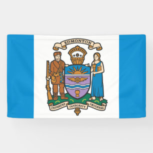 Lona Bandera de Edmonton (Alberta, Canadá)