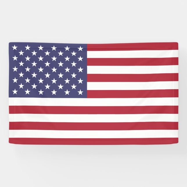 Lona Bandera de EE. UU. (Horizontal)