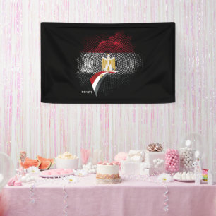 Lona bandera de Egipto