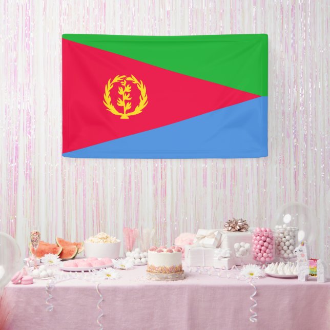 Lona Bandera de Eritrea (Fiesta)