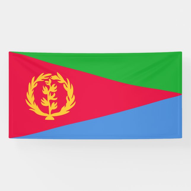 Lona Bandera de Eritrea (Horizontal)