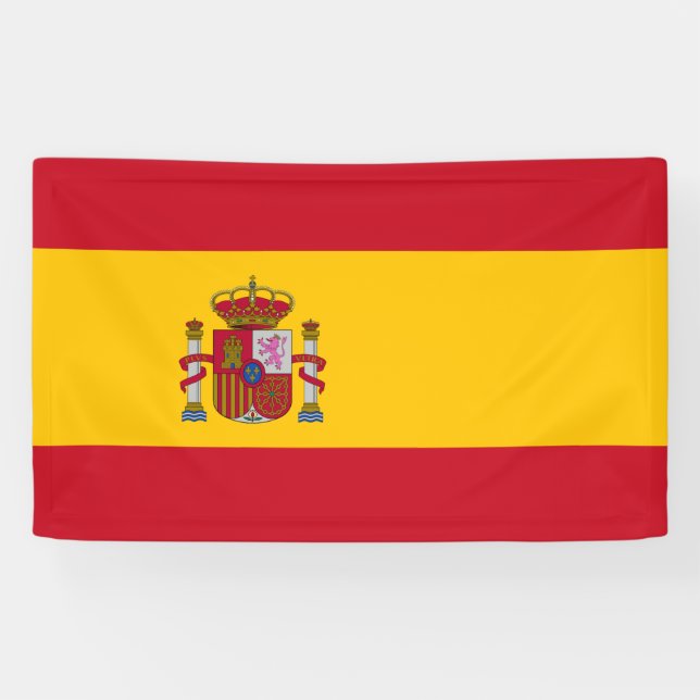 Lona Bandera de España - Bandera de España Bandera Espa (Horizontal)