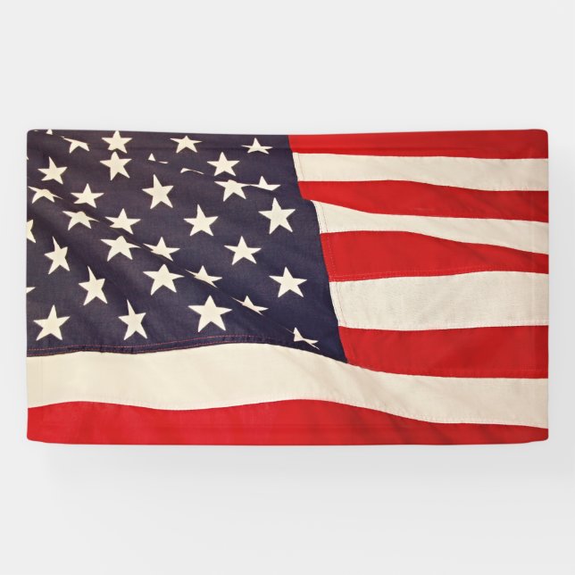 Lona Bandera de Estados Unidos (Horizontal)