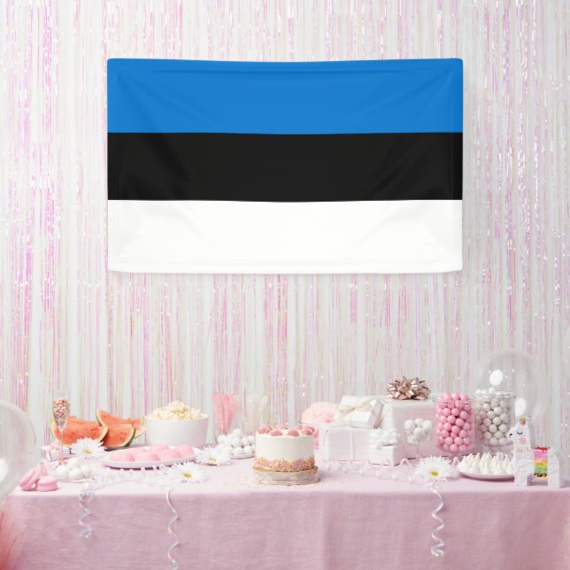 Lona Bandera de Estonia (Fiesta)