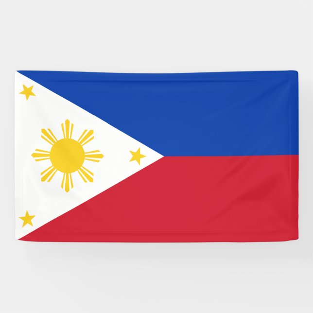 Lona Bandera de Filipinas (Horizontal)